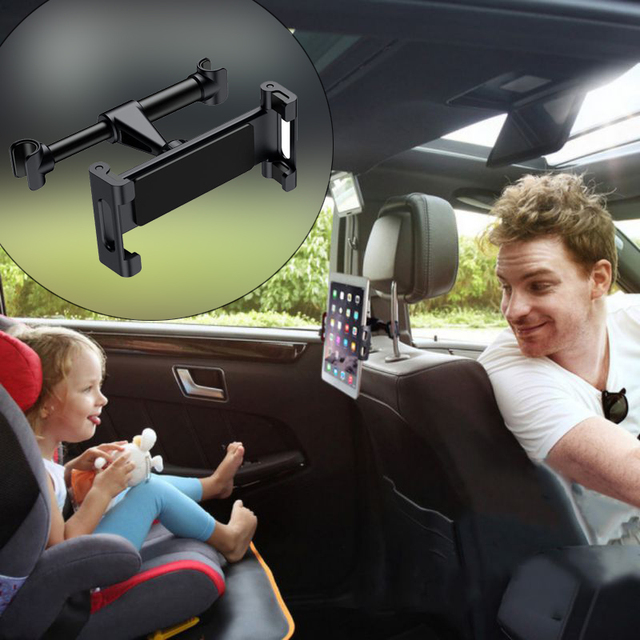 Universal Car Back Seat Headrest Mount Holder for Ipad Air 1 2 4-11 Inch 360 Rotation Mini Tablet Pc Auto Car Phone Holder Stand