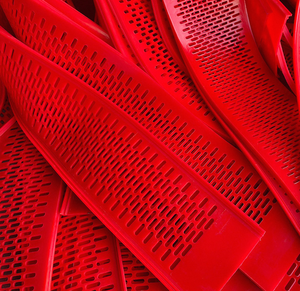 Tela Vibratória Linear Industrial de Alta Elasticidade Nova Malha Retangular de Poliuretano para Aplicações de Triagem - Product Image 2