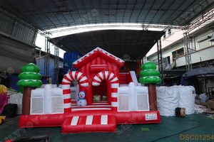 Château gonflable de Noël décoration de <span class=keywords><strong>vacances</strong></span> bonhomme de neige <span class=keywords><strong>location</strong></span> de toboggan gonflable - Product Image 5