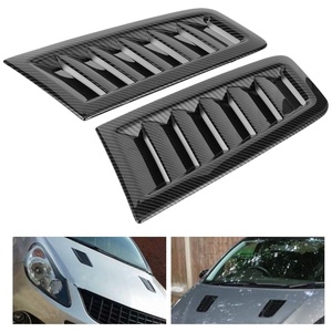 Kit paletta per bocchetta del cofano per auto in fibra di carbonio feritoie di aspirazione del flusso d'aria bocchette di copertura del cofano per RS MK2 stile - Product Image 3