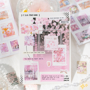 2 adesivi Per confezione serie di articoli Per ufficio postale della stagione della ciliegia fustellata in materiale di ciliegio europeo Per decorazione a Base di <span class=keywords><strong>Collage</strong></span> - Product Image 2