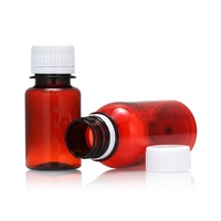 Bouteille en plastique liquide oral transparent de 2oz avec bouchon inviolable