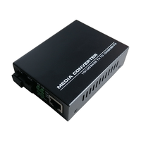10/100M tek modlu SC Port Ethernet 155Mbps 20KM 25KM RJ45 optik medya alıcı-verici Fiber optik ortam dönüştürücü