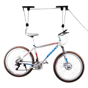 Garage Roof Bicycle Storage Lift Installation Frame Wall Top Trailer Frame