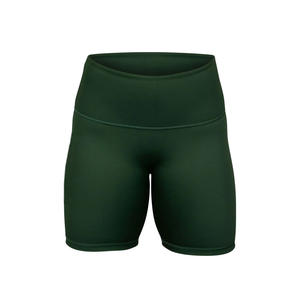 Shorts de Yoga Casuales de Cintura Alta, Ajustados, con Cierre de Cordón, Tela Elástica en Cuatro Direcciones, para Mujer, Verano, Running, Estudio, Calle, Transición - Product Image 1