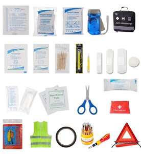 ชุดปฐมพยาบาลฉุกเฉินสำหรับรถยนต์ข้างทางแบบมืออาชีพ OEM พร้อมป้ายเตือนรูปสามเหลี่ยมสะท้อนแสง - Product Image 5