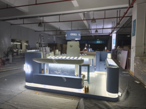 Sang trọng tùy chỉnh cửa hàng Thụy Sĩ xem phụ kiện đảo hiển thị Showcase thiết kế đồ trang sức cửa hàng trung tâm kiosk trang trí hiển thị - Product Image 6