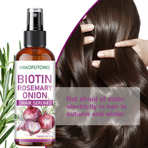 Sérum capillaire bio à l'huile de romarin et d'oignon de haute qualité, anti-chute, réparateur et nourrissant pour tous types de cheveux - Product Image 6