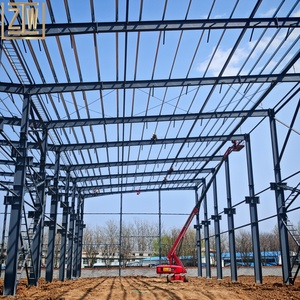 Entrepôt en structure légère en acier moderne personnalisable, bâtiment en acier, kits de construction métallique, entrepôt en structure en acier préfabriqué - Product Image 2