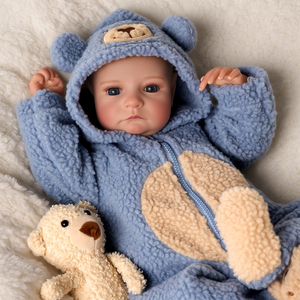Poupée bébé garçon réaliste Aiden de 20 pouces, corps en tissu doux, bébé nouveau-né réaliste, cadeau de naissance pour enfants, OEM ODM en gros - Product Image 1