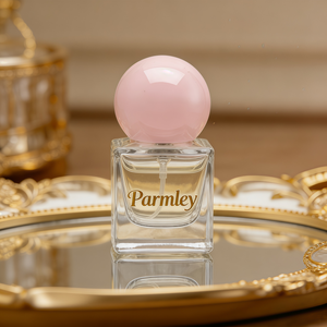 Luxury Clear <strong>Mini</strong> 18ml Private Logo Square Glass Atomizer Oil Perfume Spray Bottle with Ball Golden Lid - Product Image 3