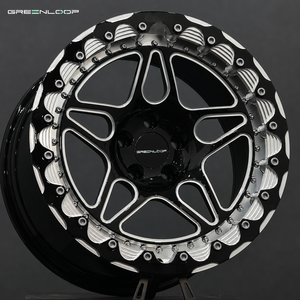 Rines Deportivos GL de 17 y 18 Pulgadas con Beadlock, Rines Forjados para <span class=keywords><strong>BMW</strong></span> M2 M3 M4 M5 F20 F30 F32 F36 F40 F90 <span class=keywords><strong>E90</strong></span> E70 5x112 5X 114.3 - Product Image 1