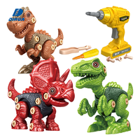 Jouets éducatifs, jouet dinosaure à démonter avec perceuse, 4 pièces, outils de construction STEM, jouets éducatifs pour enfants