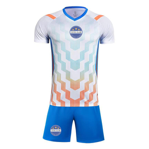 Conjuntos <span class=keywords><strong>de</strong></span> Jersey <span class=keywords><strong>Azul</strong></span> Rey al por Mayor, Uniformes <span class=keywords><strong>de</strong></span> Verano <span class=keywords><strong>de</strong></span> Secado Rápido por Sublimación, Jersey <span class=keywords><strong>de</strong></span> Fútbol Retro para Hombre - Product Image 2