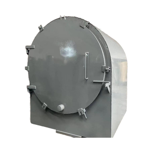 Nieuwe turnkey geautomatiseerde carbonisatie-installatie met gesloten luchtcirculatie en emissiecontrole, met motoren voor de houtskoolproductie-industrie. - Product Image 6