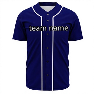 Nouveau style de maillot de baseball, personnalisation du logo, design pour hommes, maillot de baseball en mesh, sublimation, broderie, uniforme d'équipe vierge, vêtements de softball - Product Image 1