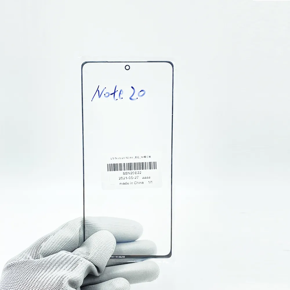 Verre d'écran tactile pour Samsung Galaxy Note 20 Ultra écran tactile écran LCD lentille en verre extérieur téléphone pièces de rechange remplacement