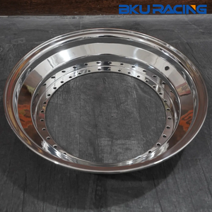 Lèvre de roue 3 pièces pour <span class=keywords><strong>AC</strong></span> <span class=keywords><strong>Schnitzer</strong></span> 18 à <span class=keywords><strong>19</strong></span> pouces 35 trous Jante de roue 3 pièces polie Double étape lèvre extérieure en alliage 6061-T6 - Product Image 4