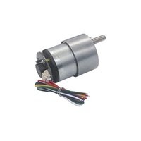 Moteur de roue électrique CC 6V 12V à couple élevé et faible vitesse avec boîte de vitesses et encodeur, moteurs pour fauteuils roulants, moteur à balais pour drones et ventilateurs
