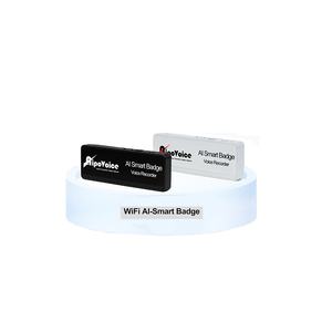 Badge Logger with 12H Audio Storage Multi-Hour WiFi Badge <b>Recording</b> <b>Device</b> for Business Teams Workplace WiFi - Product Image 1