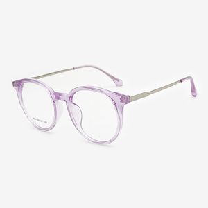 <strong>Newest</strong> Men Women's TR90+Metal Shiny Transparent Color Optical <strong>Eyeglasses</strong> <strong>Frames</strong> Customizable Colorful <strong>Design</strong> Eyewear <strong>Frames</strong> - Product Image 1