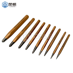 Chufan <b>Centre</b> <b>Punch</b> Set 9pcs Alloy Steel Precision <b>Tool</b> For Metal Drilling Marking - Product Image 1