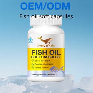Lively Whale Omega3 Óleo De Peixe Cápsulas Macias, fonte De Alta Pureza Mar Profundo, fonte De Fábrica, OEMODM - Product Image 2