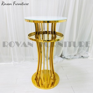 <span class=keywords><strong>Tabouret</strong></span> <span class=keywords><strong>de</strong></span> <span class=keywords><strong>Bar</strong></span> haut en verre avec chaises, élégant, <span class=keywords><strong>pour</strong></span> Table à gâteaux, hôtel club, mariage, acier inoxydable - Product Image 3