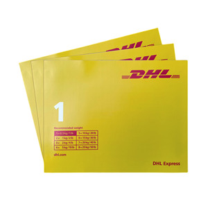 Embalaje de sobre de cartón de fábrica, tira de desgarro amarilla, fácil apertura, envío por <span class=keywords><strong>correo</strong></span> exprés, fabricante de Shanghai - Product Image 4