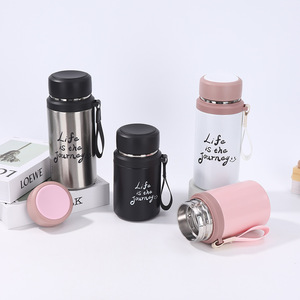 Stainless Steel Insulated Water <b>Bottle</b> 316 Tumbler Portable <b>Coffee</b> Mug For Travel Men Women Student Use - Product Image 1