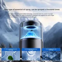 Nouveau diffuseur de parfum de luxe pour voiture 2026, purificateur d'air intelligent à brume fine, vaporisation automatique, haute qualité