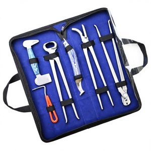 Premium 6pcs Horse Farrier Hoof Care Tool Kit Hoof Knife Nail Clincher Buffer <b>Puller</b> Cutter Nipper Shoeing Equipment - Product Image 1