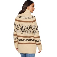 Pull en laine long décontracté pour femme, col rond, manches longues, tricoté avec motifs personnalisés, grandes tailles, saison automne-hiver