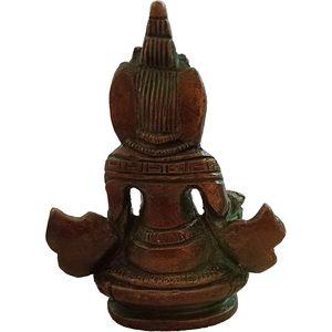 PARIJAT Artisanat Antique-Kuber Statue En Laiton Kubera Hindou Dieu de la Richesse Prospérité Idole En Métal Pur pour La Maison Indienne Temple Décor - Product Image 1