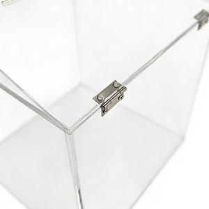 Caja de Donaciones Acrílica Transparente con Cerradura, Tamaño Personalizado, Urna para Votaciones, Caja de Opiniones, Caja de Caridad con Cerradura - Product Image 5