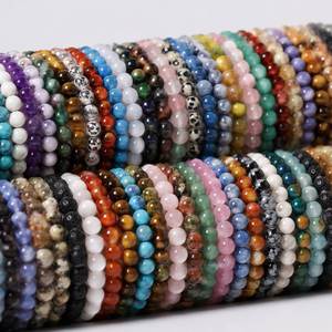 Classic Crystal Rhinestone <b>Beads</b> <b>Bracelets</b> 6mm 8mm 10mm Hand String Gemstone Loose <b>Bead</b> Unisex US Made - Product Image 1