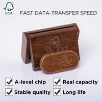 Flash Drive USB kayu Logo kustom kualitas tinggi 3.0 4GB-128GB PenDrive 2.0 hadiah terbaik untuk komputer ukuran memori bawaan 32GB