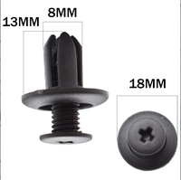 Clips d'expansion universels en plastique pour Hyundai Kia, attaches de fixation pour pare-chocs, doublures de garde-boue et coffre de voiture