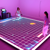 Piste de danse interactive pour jeux d'enfants 30x30cm Lumière de piste de danse interactive à LED jeux lumineu
