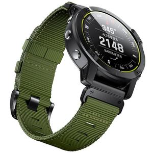 <span class=keywords><strong>Bracelet</strong></span> en <span class=keywords><strong>nylon</strong></span> respirant réglable de 22 mm pour <span class=keywords><strong>Garmin</strong></span> Forerunner 965/945/955/935/Instinct 2X/2/45 mm S70/S62/S60/Fenix 8/7/7X/6X Pro - Product Image 2