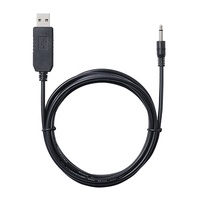 Prolífico USB Uart serie TTL 5V a 3,5mm 2 polos Jack Mono gato Cable de programación de gato CI-V IC-7100 IC-7200 IC-7300 CT-17