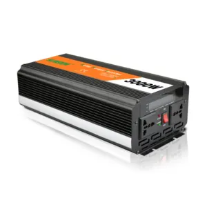 3000W modified sine wave power inverter dc to ac 12v/24v 110v/220v solar converter for solar system with digital lcd display