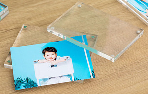 Support créatif pour mini-photocartes, support en acrylique imprimé UV personnalisé, support d'album photo en aluminium - Product Image 3