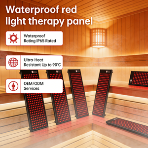 GLPE Panneau de luminothérapie rouge grand format pour tout le corps, à puce unique, automatisé, étanche, prise UK, avec support, infrarouge pour sauna - Product Image 2