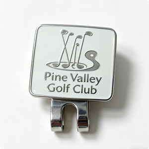 Clip para Gorra de Golf Personalizado de Aleación de Zinc con Marcador de Pelota, Logotipo Pine Valley, Diseño Love Angel, Accesorio de Golf - Product Image 1
