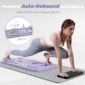 Chengmo thể thao Pilates cải cách Hội Đồng Quản Trị đa chức năng tự động phục hồi <span class=keywords><strong>AB</strong></span> con lăn với bánh xe khuỷu tay hỗ trợ và kháng ban nhạc - Product Image 6