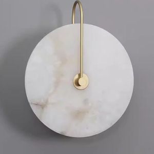 Lámpara de Pared de Mármol Minimalista Nórdica, Luz de Diseño Creativa y Lujosa para Sala de Estar, Dormitorio, Hotel, Pared de Fondo o Pasillo - Product Image 4
