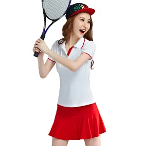 2020新设计定制球衣穿女子运动网球裙网球服