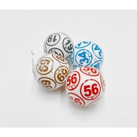 Balles de ping-pong en plastique miniatures personnalisées avec logo, 38 mm, pour tirage au sort de loterie, couleurs assorties, solides et durables