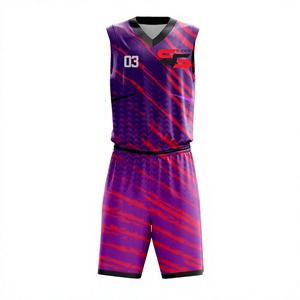 Maillots de basket-ball de qualité supérieure en gros, ensembles de basket-ball imprimés par sublimation, uniformes de basket-ball personnalisés OEM pour hommes - Product Image 1